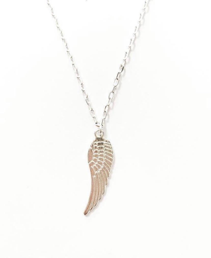 Single angel deals wing necklace