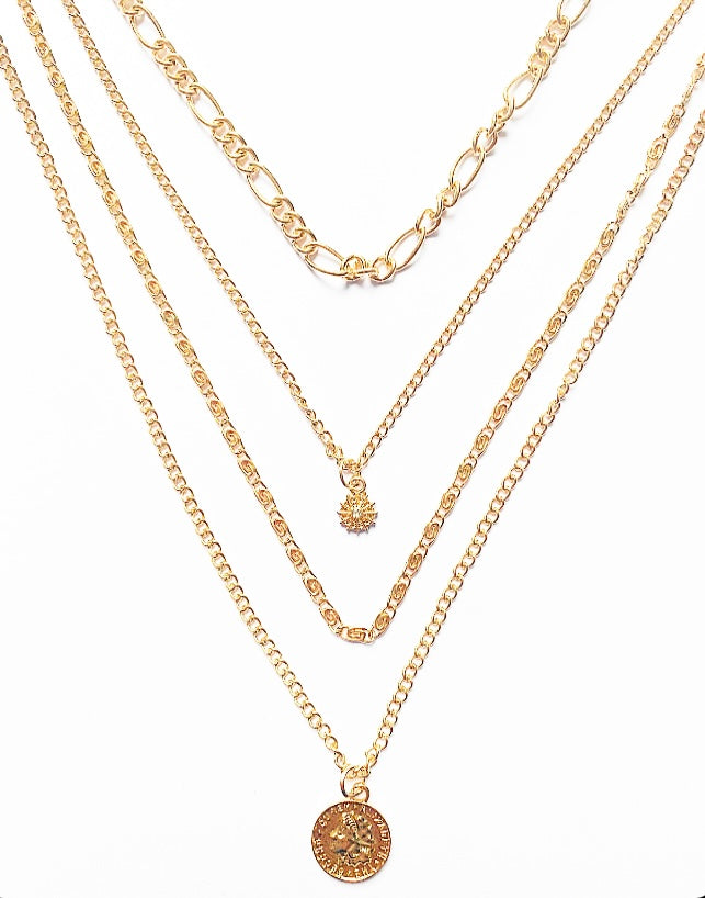 Four-Layer Classic Gold Necklace - High Maintenance Jewellery