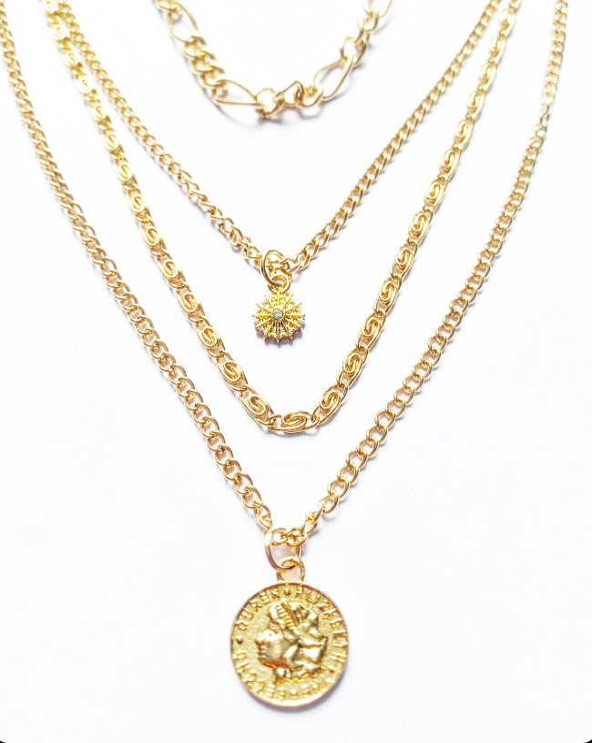 Four-Layer Classic Gold Necklace - High Maintenance Jewellery