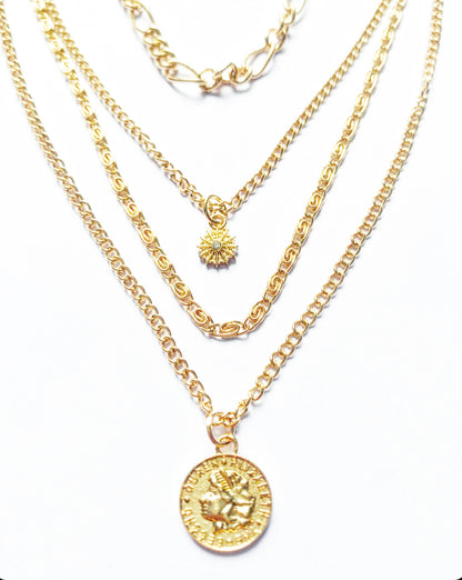 Four-Layer Classic Gold Necklace - High Maintenance Jewellery