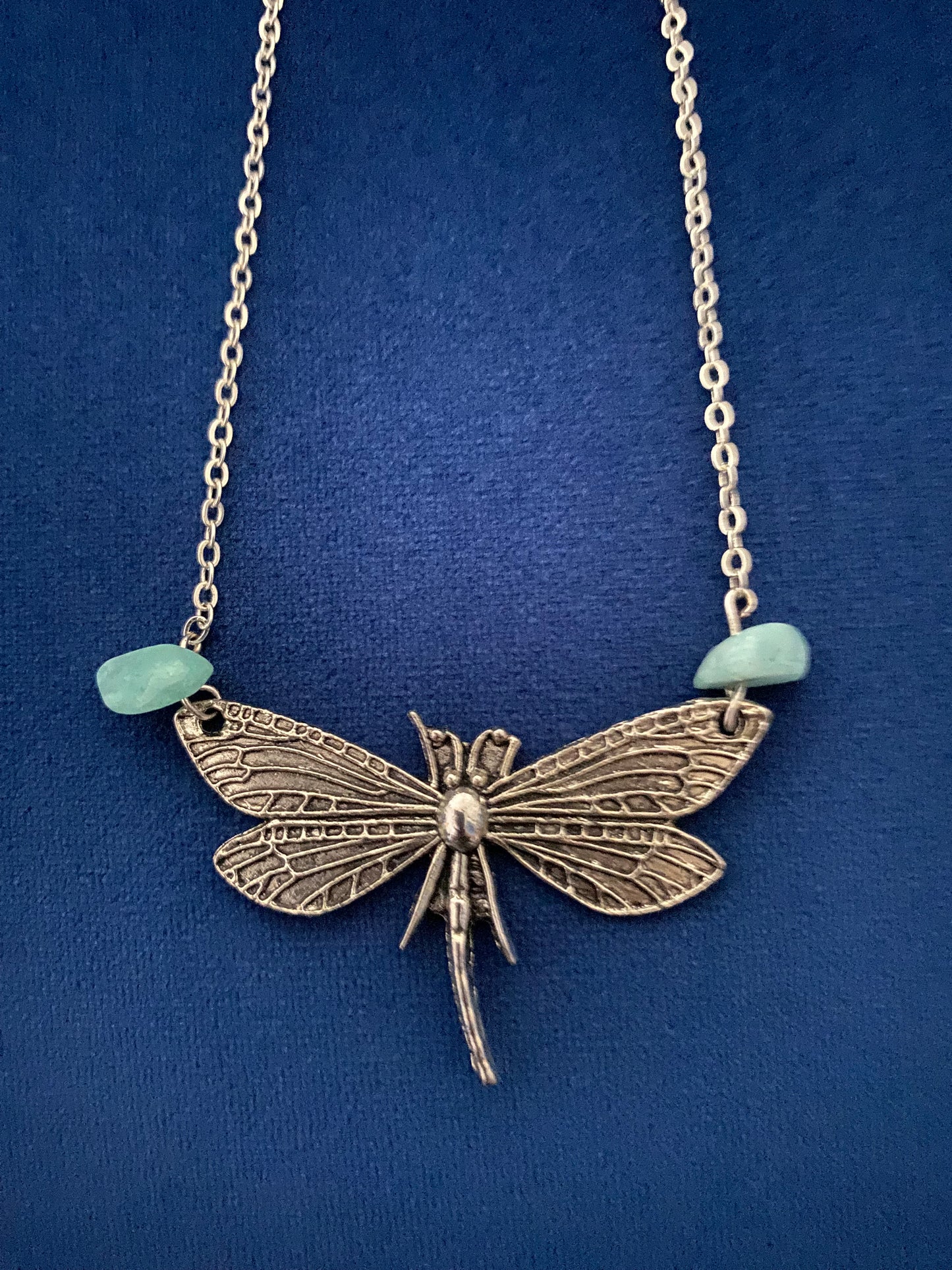 Dragonfly & Crystal Necklace