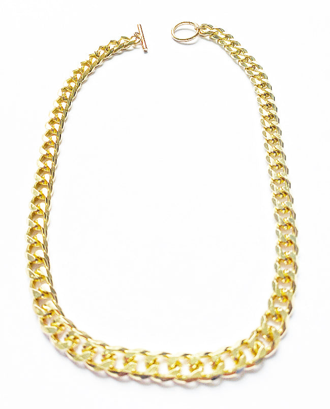 T.Bar Chunky Gold Link Necklace - High Maintenance Jewellery