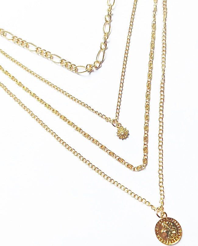 Four-Layer Classic Gold Necklace - High Maintenance Jewellery