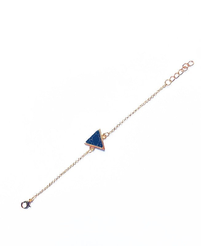 Black & Gold Triangle Bracelet - High Maintenance Jewellery