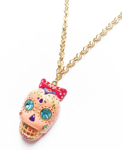 Sugar Skull Pendant Necklace - High Maintenance Jewellery