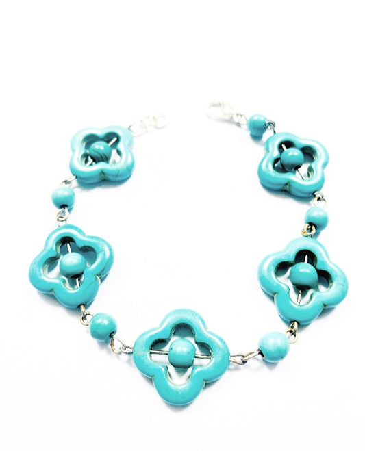 Turquoise Art Deco Style Bracelet