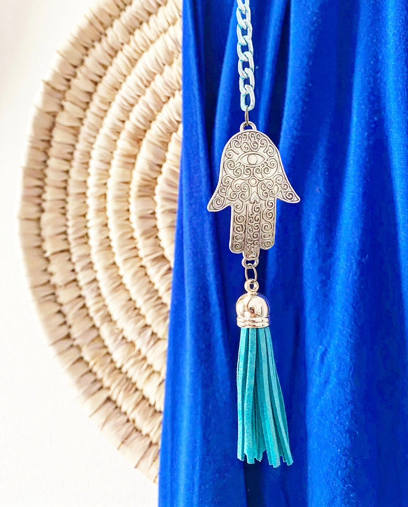 Back Drop Hamsa Hand Necklace