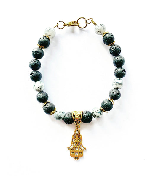 Hidden Secret Lava Stone Bracelet - High Maintenance Jewellery